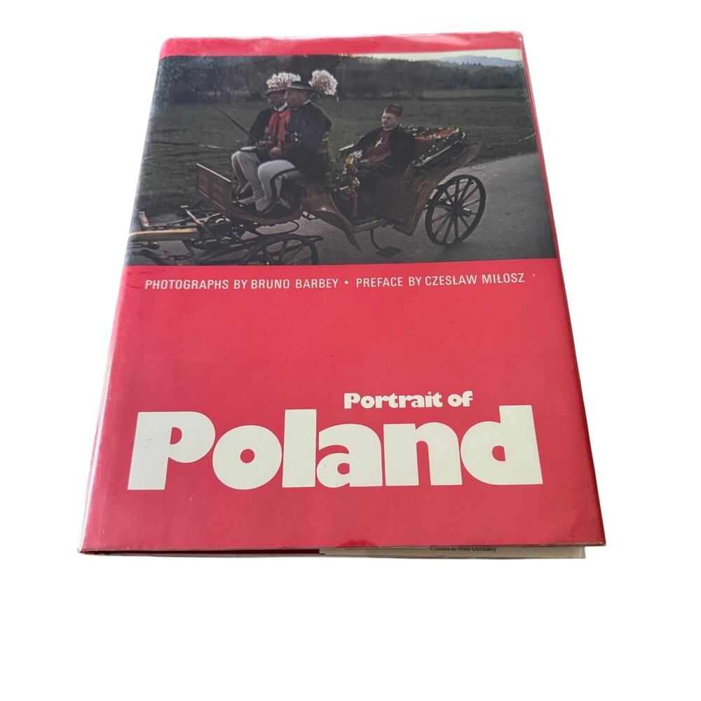 Portrait of Poland 1982 Coffee Table Book 78 Color Photographs Bruno Barbey